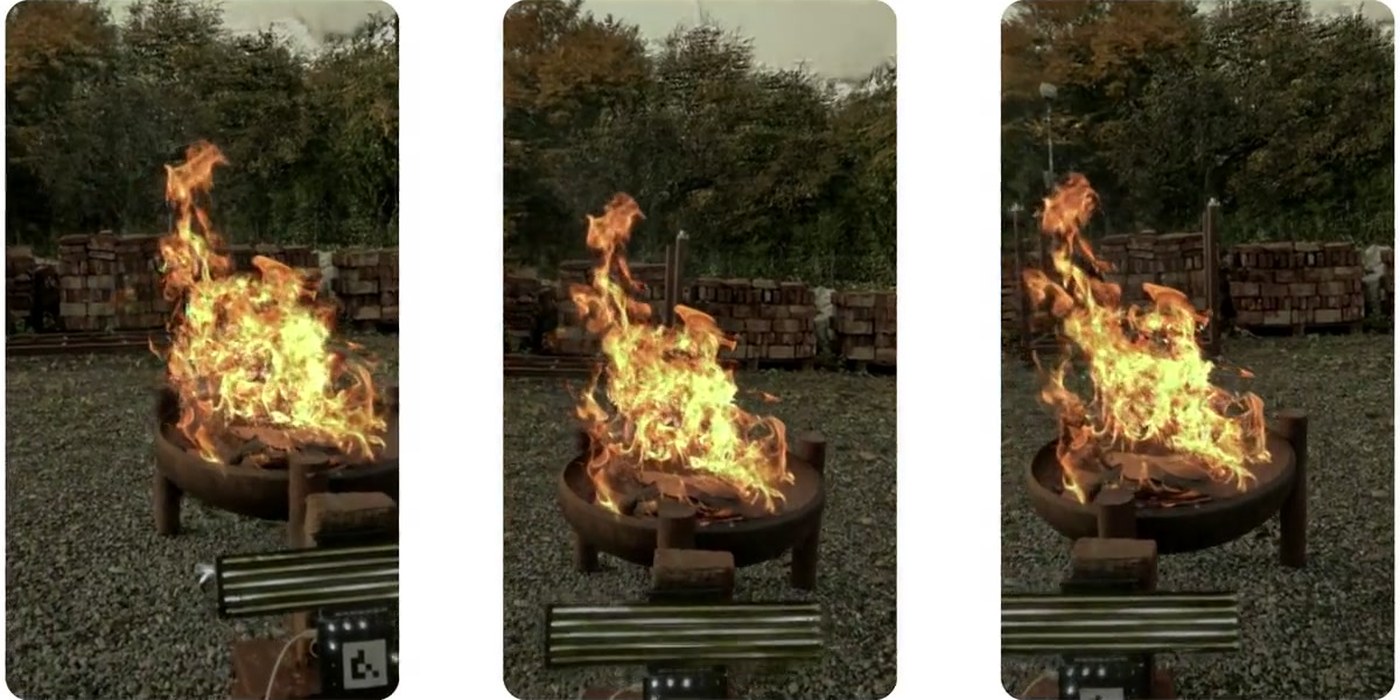 Gaussians on Fire flame reconstruction
